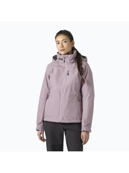 Geacă de navigație pentru femei Helly Hansen Crew Hooded Pile purple clay violet