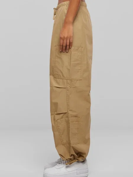 Urban Classics Pantaloni cu cămilă maro