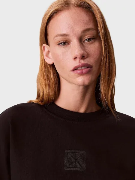 Махровий світшот Calvin Klein чорний