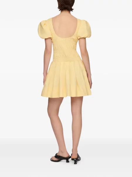 Rochie mini Ganni galben