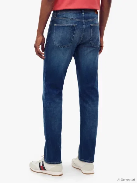 Tommy Jeans Jeans AUSTIN închis albastru