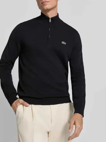 Sweter Lacoste czarny