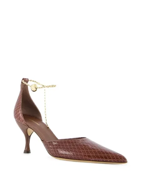Pantofi cu toc Ferragamo roșu