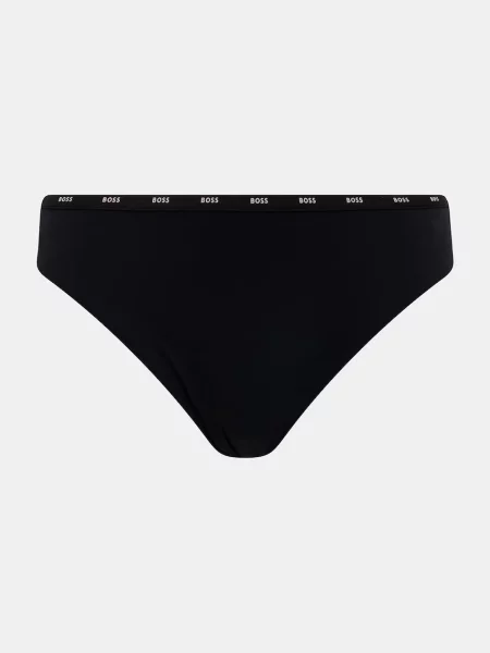 BOSS бикини дамски 3P MICRO BRIEF 3 броя черно