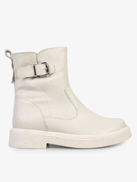 Кожаные ботинки Modamilano бежевые