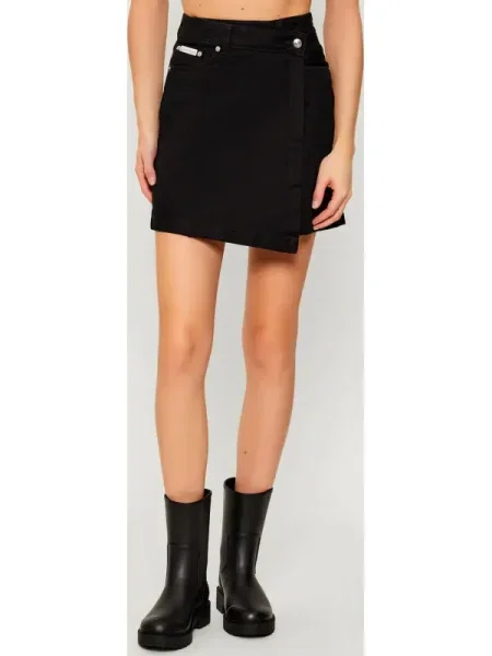 Calvin Klein Jeans De blugi fustă negru