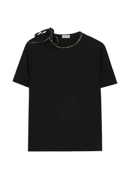 Tricou Burberry cu legături negru