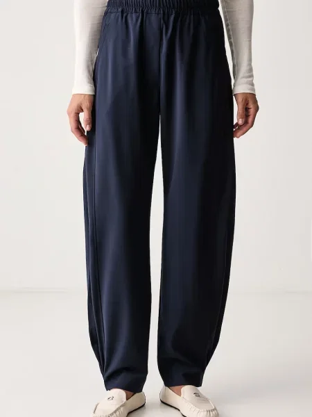 Lacoste pantaloni pentru femei cu amestec de lână