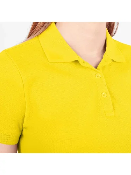 Koszulka polo Jako Organic żółta