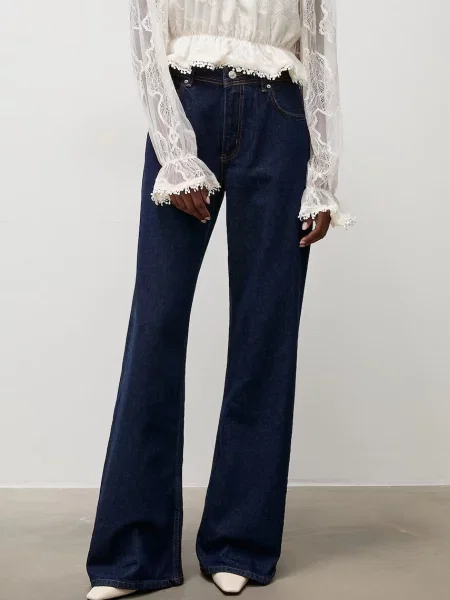Answear.LAB blugi wide leg pentru femei