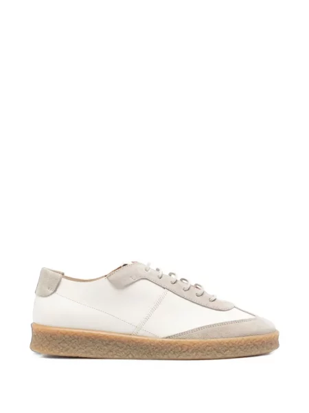 Sneakerși Buttero din piele alb