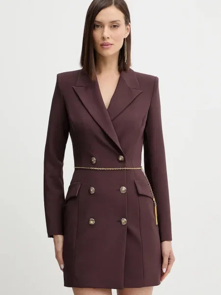 Elisabetta Franchi sukienka bordowa