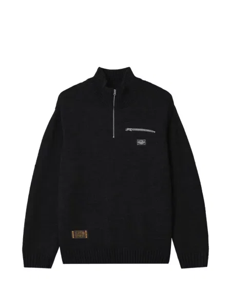 Pulover Izzue cu autograf negru