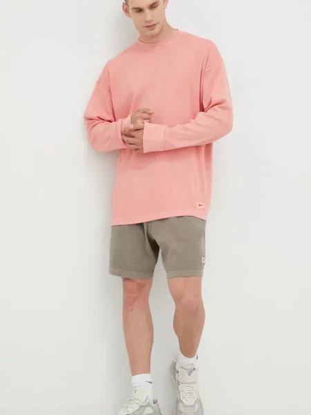 Bluza z kapturem Reebok Classic z kapturem różowa