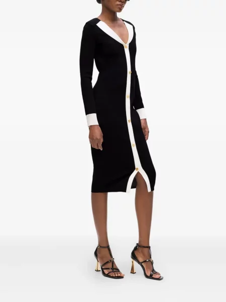 Rochie Karl Lagerfeld tricotate de costum negru