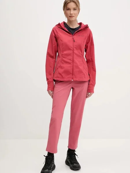 Спортивные штаны Helly Hansen с высокой посадкой розовые