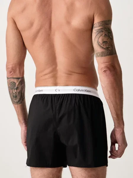 Calvin Klein Underwear Boxeralsók narancs / fekete / fehér / piszkosfehér piros