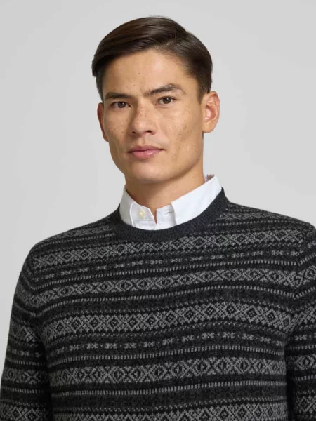 Regular Fit sweter z dzianiny z czystej wełny Polo Ralph Lauren