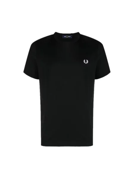 Fred Perry t-shirt Ringer T-Shirt z aplikacją czarny