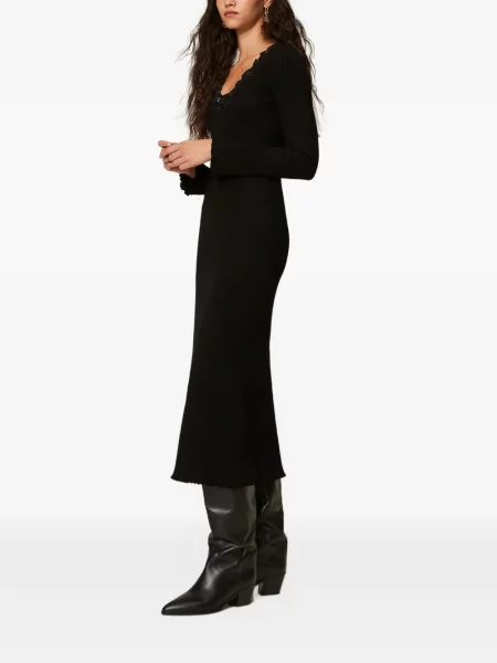 Lung rochie Twinset tricotate negru