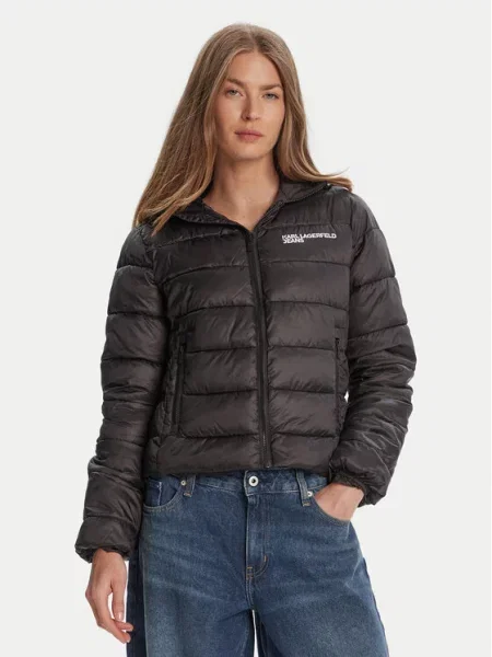 Джинсовая куртка Karl Lagerfeld Jeans черная