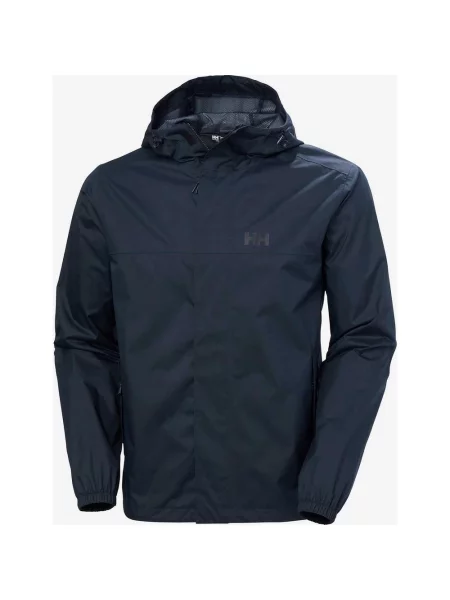 Kurtka z kapturem cienka Helly Hansen Vancouver Rain granatowa S niebieska