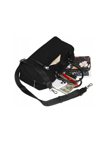 Torbica David Jones crna