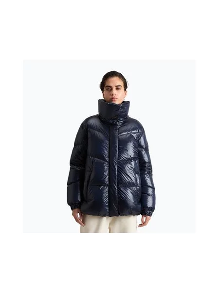 Куртка Woolrich Aliquippa Puffer Melton Blue синя