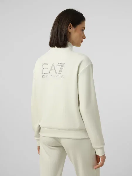 Свитер Ea7 из модала серый