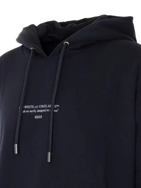 Hanorac cu glugă Off-white alb