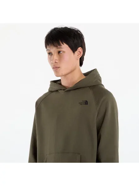 Суичър с качулка The North Face с принт с качулка зелено