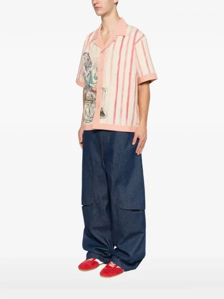 Pruhované pruhované košile Kidsuper