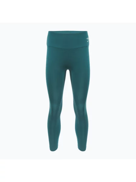 Női Gymshark edző leggings teal színű. Méret: XS zöld