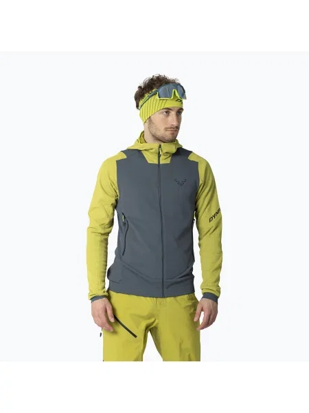 Bluză pentru bărbați DYNAFIT Blacklight Thermal Hooded Jacket golden