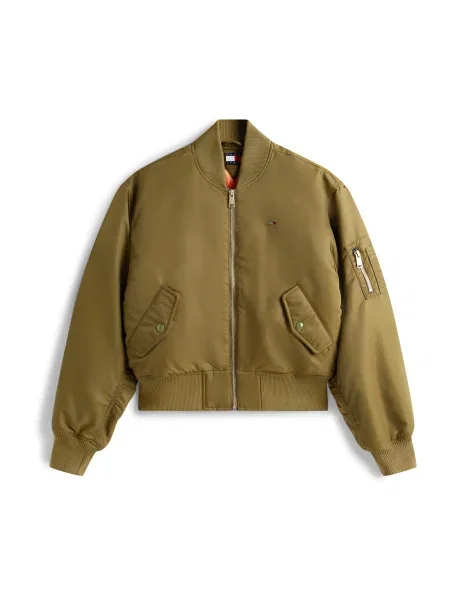 Tommy Jeans Geacă bomber Essential verde
