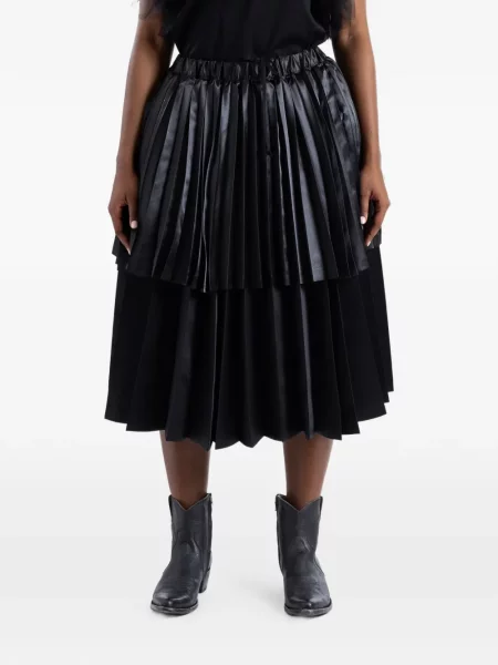 Fustă midi Comme Des Garçons negru