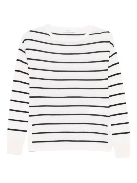 Pulover Max Mara cu dungi alb
