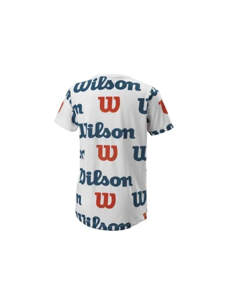 Tricou copii Wilson alb
