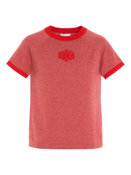 Koszulka Barrie z kaszmiru czerwona