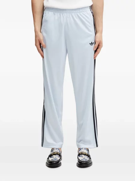 Pantaloni Adidas cu dungi alergare negru