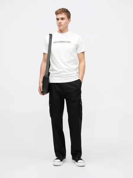 Karl Lagerfeld Jeans kratka majica bela