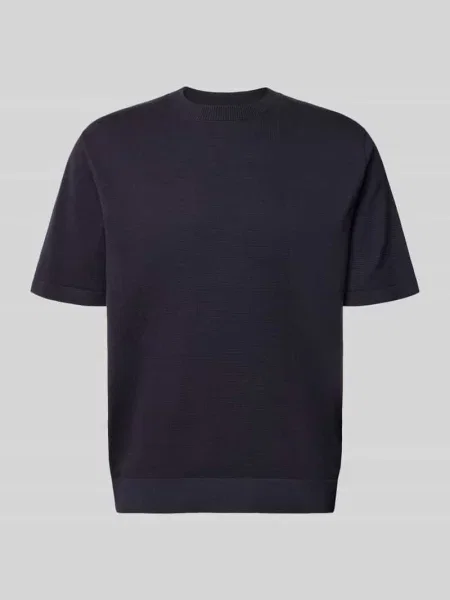 T-shirt z detal z logo model MILANO' Jack & Jones Premium granatowa