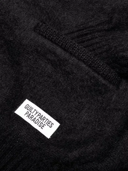 Cardigan Wacko Maria cu broderie negru