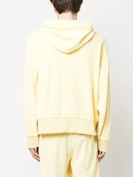Ριγέ hoodie Palm Angels κίτρινο