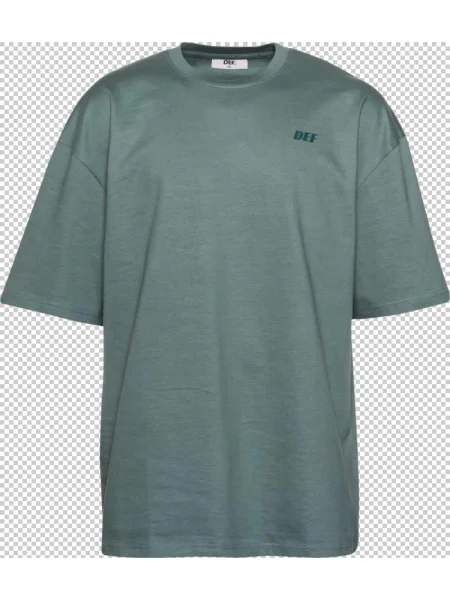 DEF Tricou verde negru