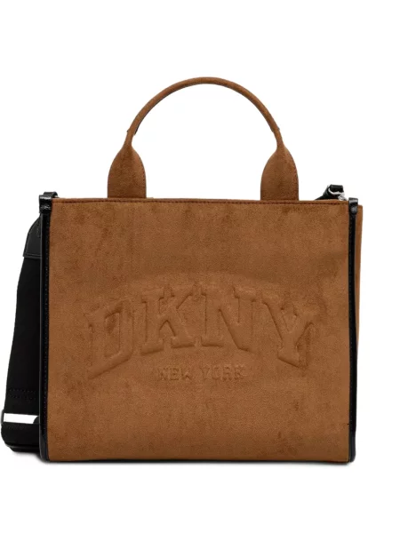 Shopper kabelka Dkny hnedá