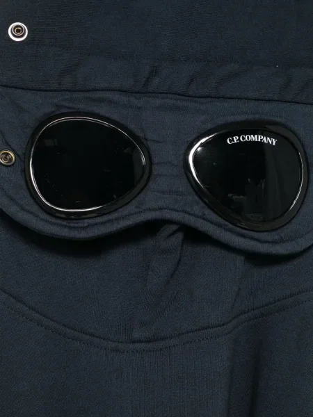 Bluza z kapturem dziecięca C.p. Company niebieska