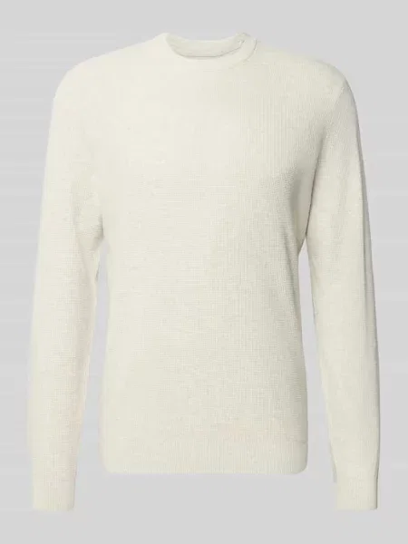 Sweter z dzianiny z prążkowanymi wykończeniami Mcneal