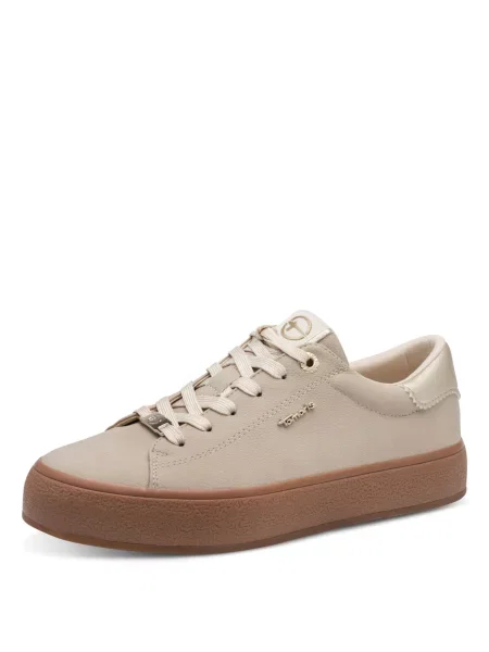 Sneakerși Tamaris bej