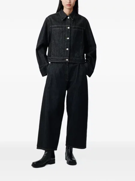 Blugi cu picior larg Studio Nicholson negru